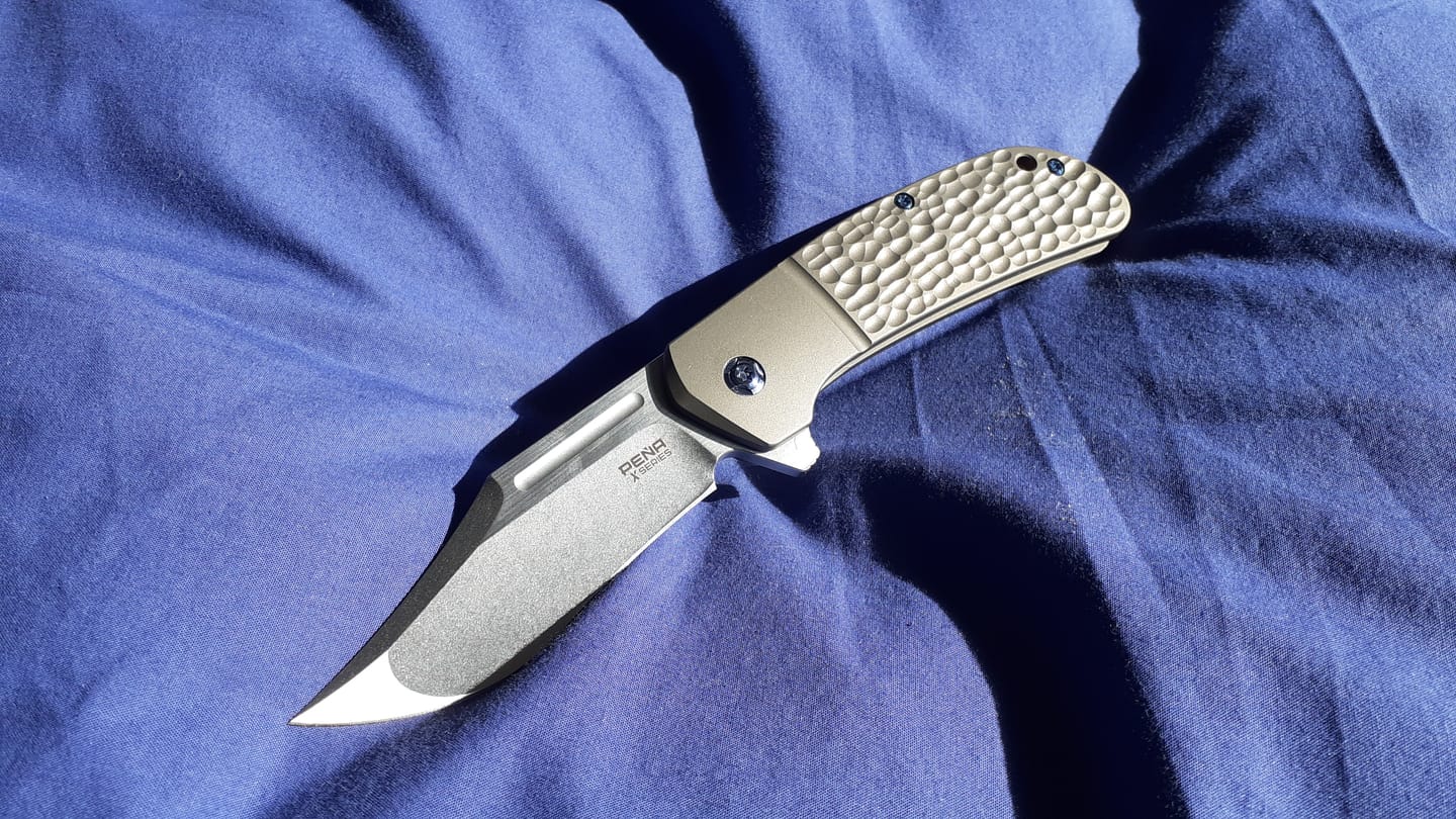 Customer photo review of Lanny's Flipper - Framelock Bronze