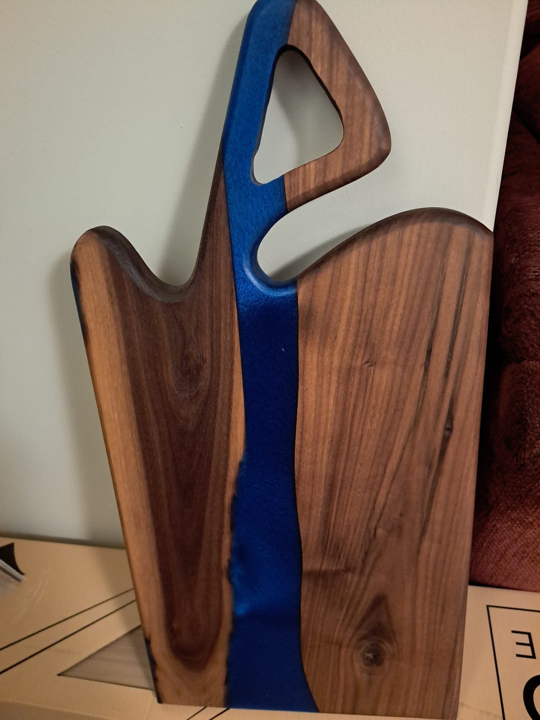 Customer photo review of 10.3x9.8" Christmas Bells Tray 1 Acrylic Router Template [Limited Edition]