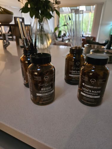 Customer photo review of Lions Mane Whole Mushroom Capsules