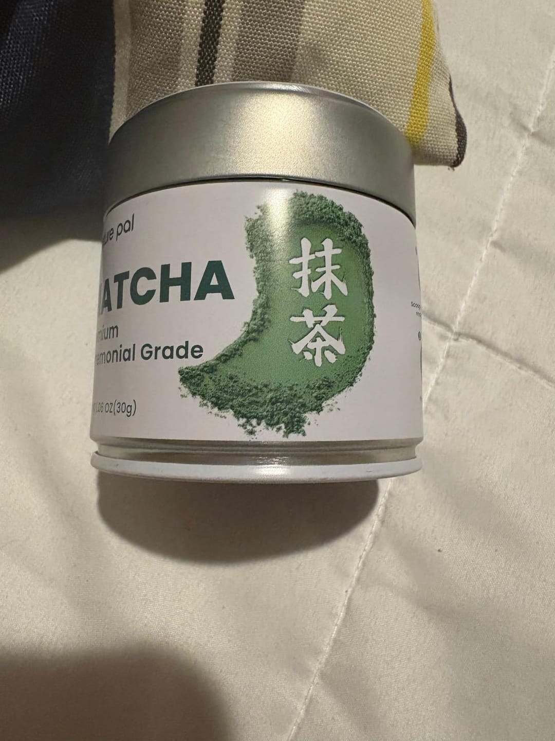 Customer photo review of Ceremonial Grade Matcha Powder - 30g/1.06oz