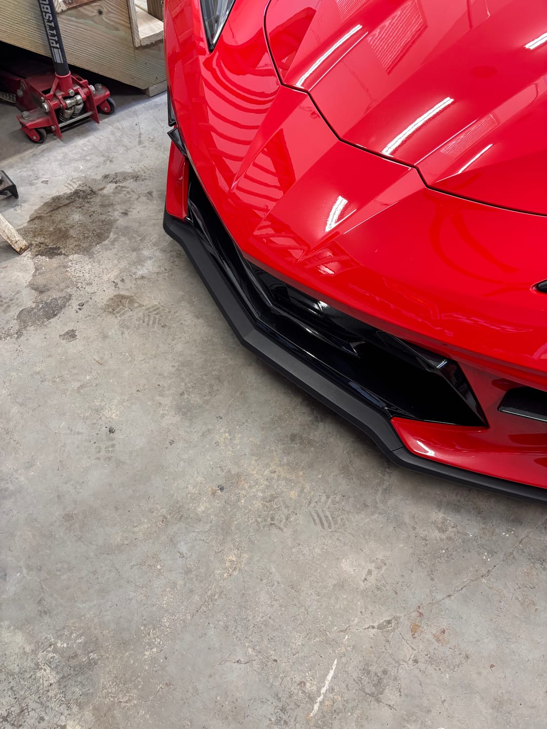 Customer photo review of Corvette C8 Front Splitter [5VM Package]