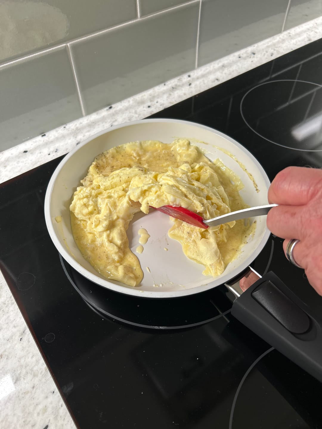 Customer photo review of P600 Cookware Frying Pan Set