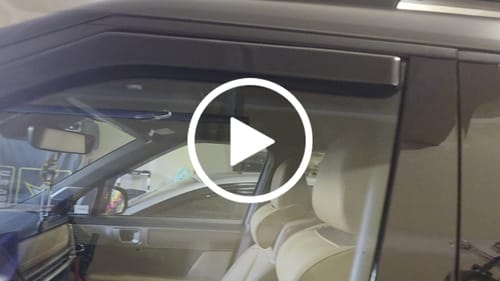 Customer video review of For Hyundai SantaFe 2024-2025 In-Channel Rain Guards Window Visors Sun Wind Snow Vent Side Deflectors