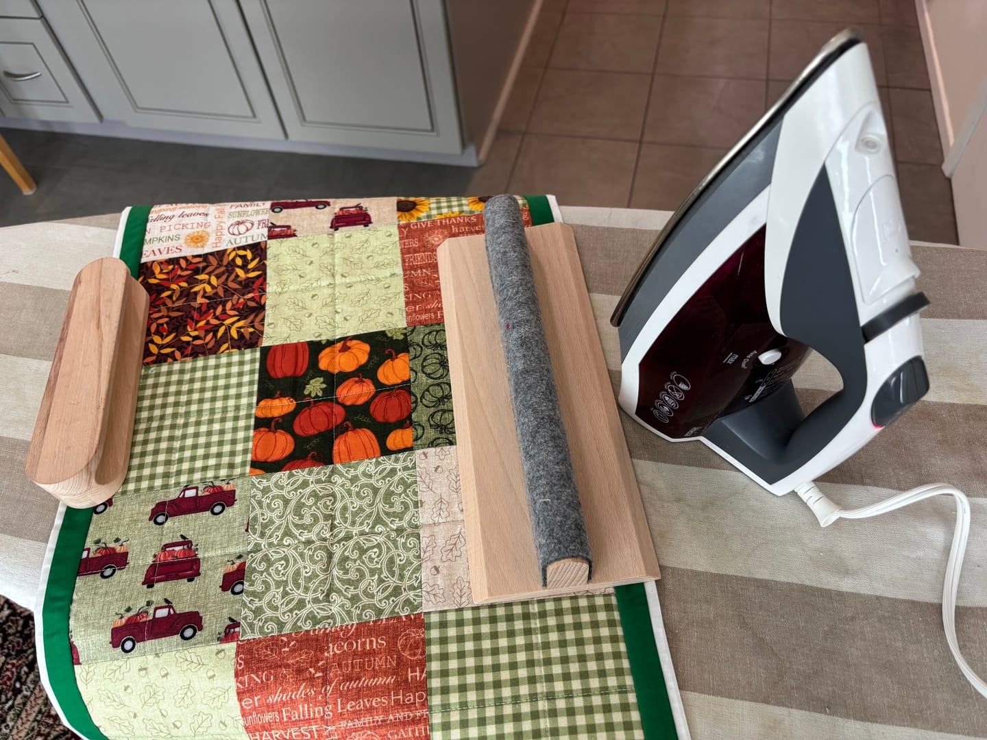 Customer photo review of Love Sew Wool Quilter's Clapper