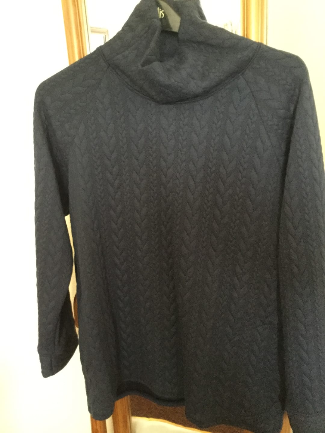 Customer photo review of Cable Knit Jersey Fabric