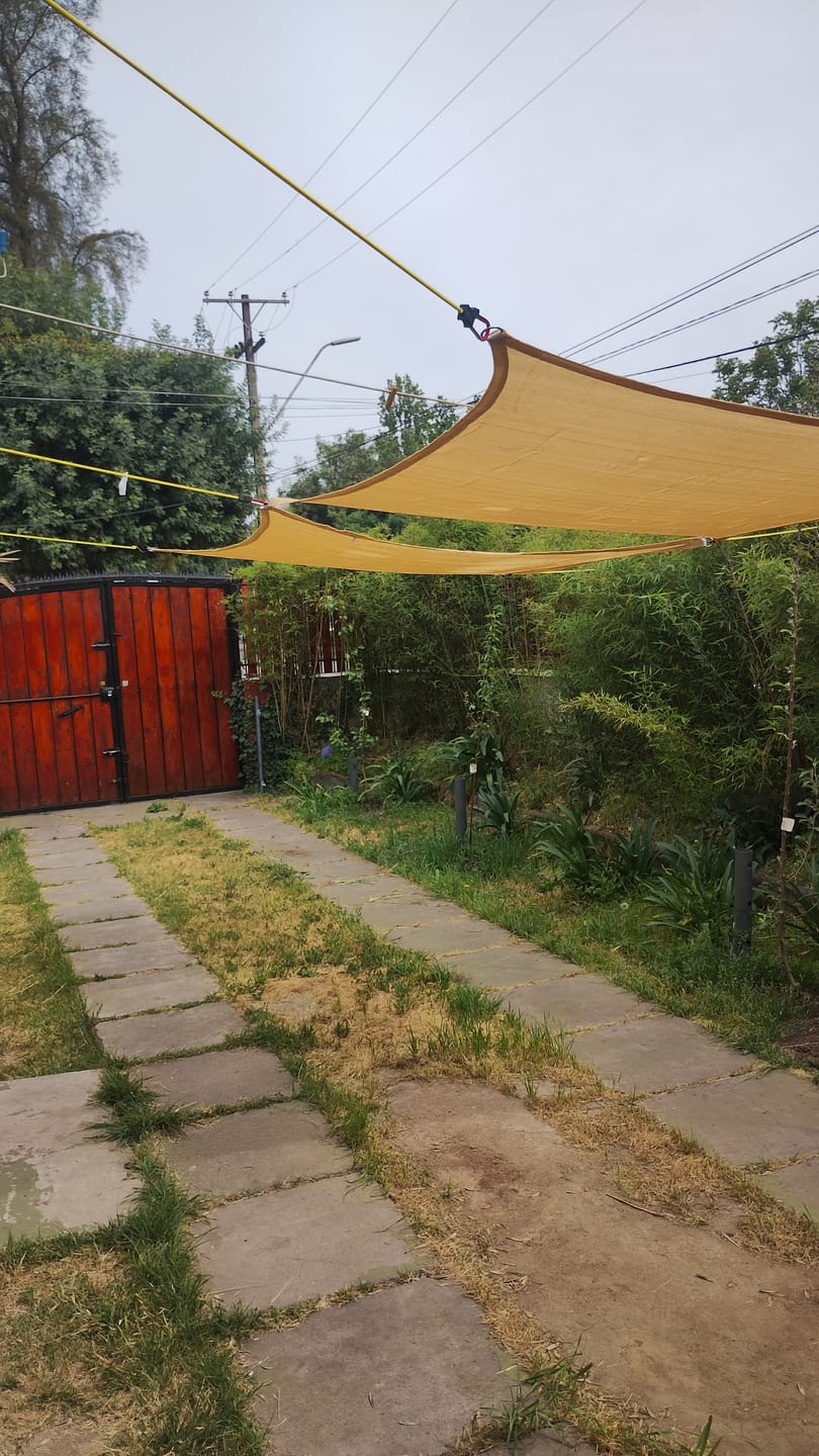 Customer photo review of Toldo de Lona Cuadrada Vela para Sombra Parasol Rectangular Permeable