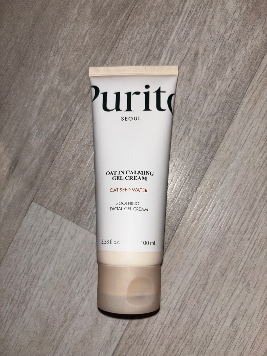 Customer photo review of Nomierinošs gelveida krēms ar pantenolu Purito Oat-In Calming Gel Cream