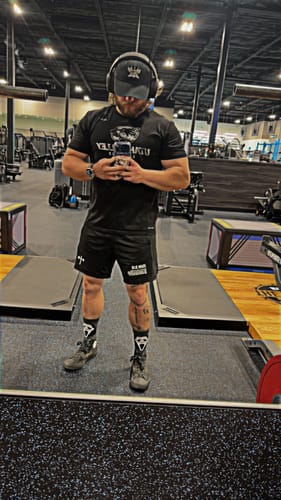 Customer photo review of Signature Tech Liner Shorts