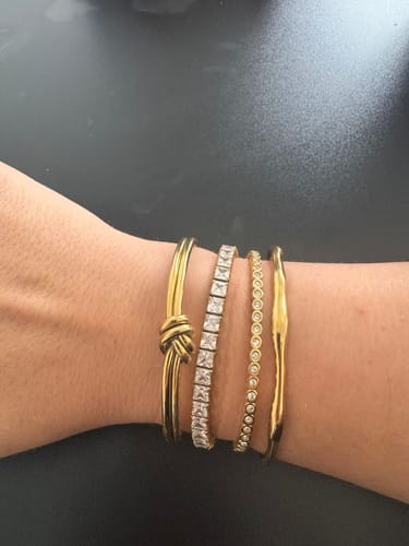 Customer photo review of Knot Bangle