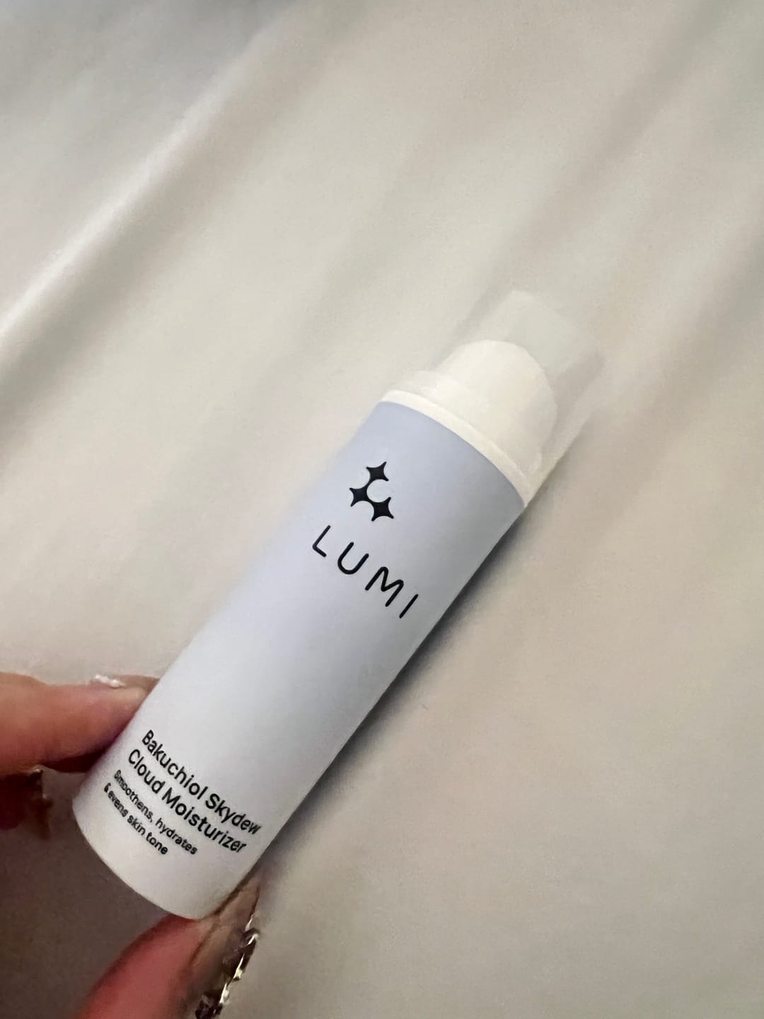 Customer photo review of Bakuchiol Skydew Cloud Moisturizer