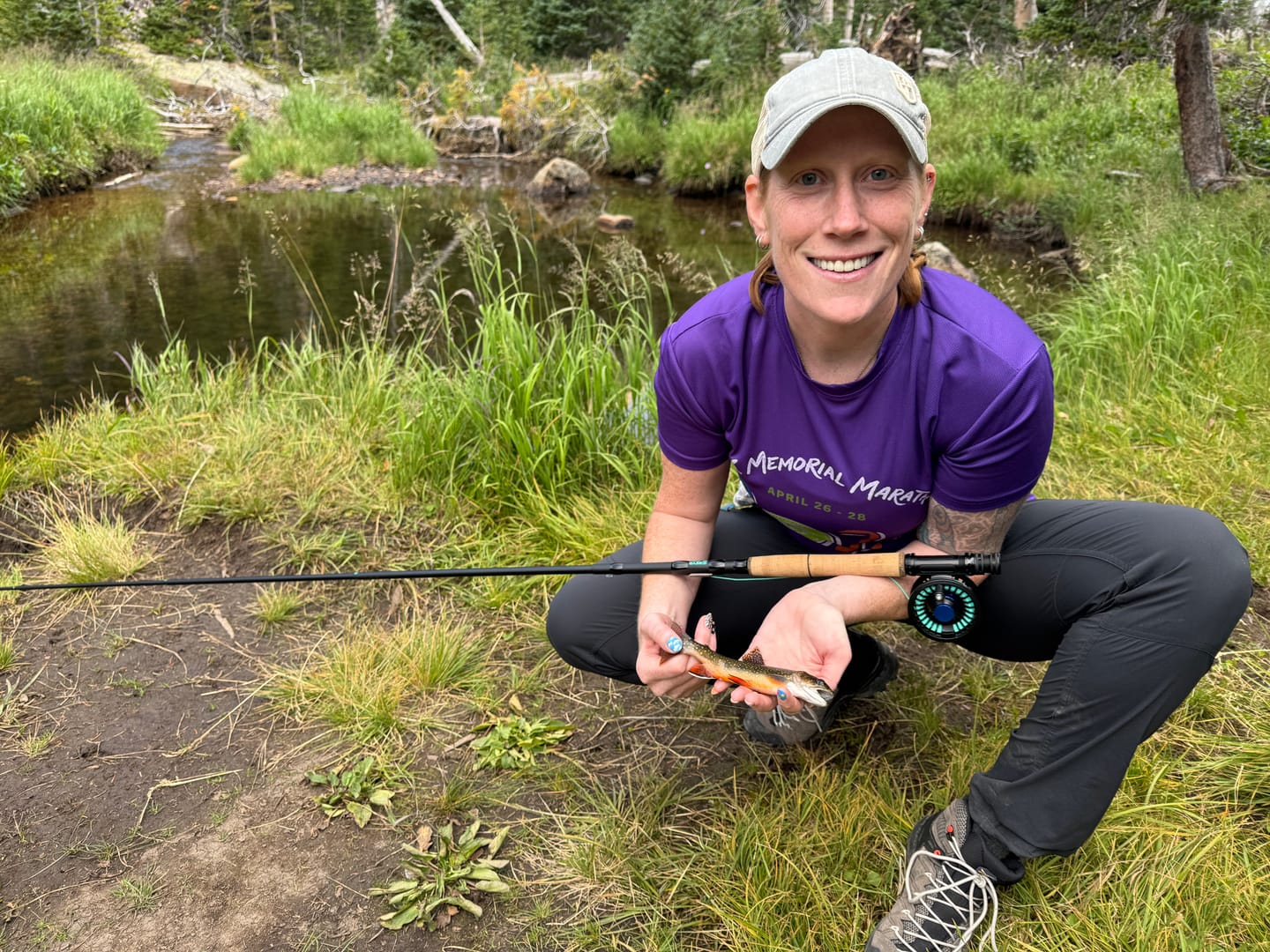 Customer photo review of FIRST CAST Travel Fly Rod - 4wt - 9ft