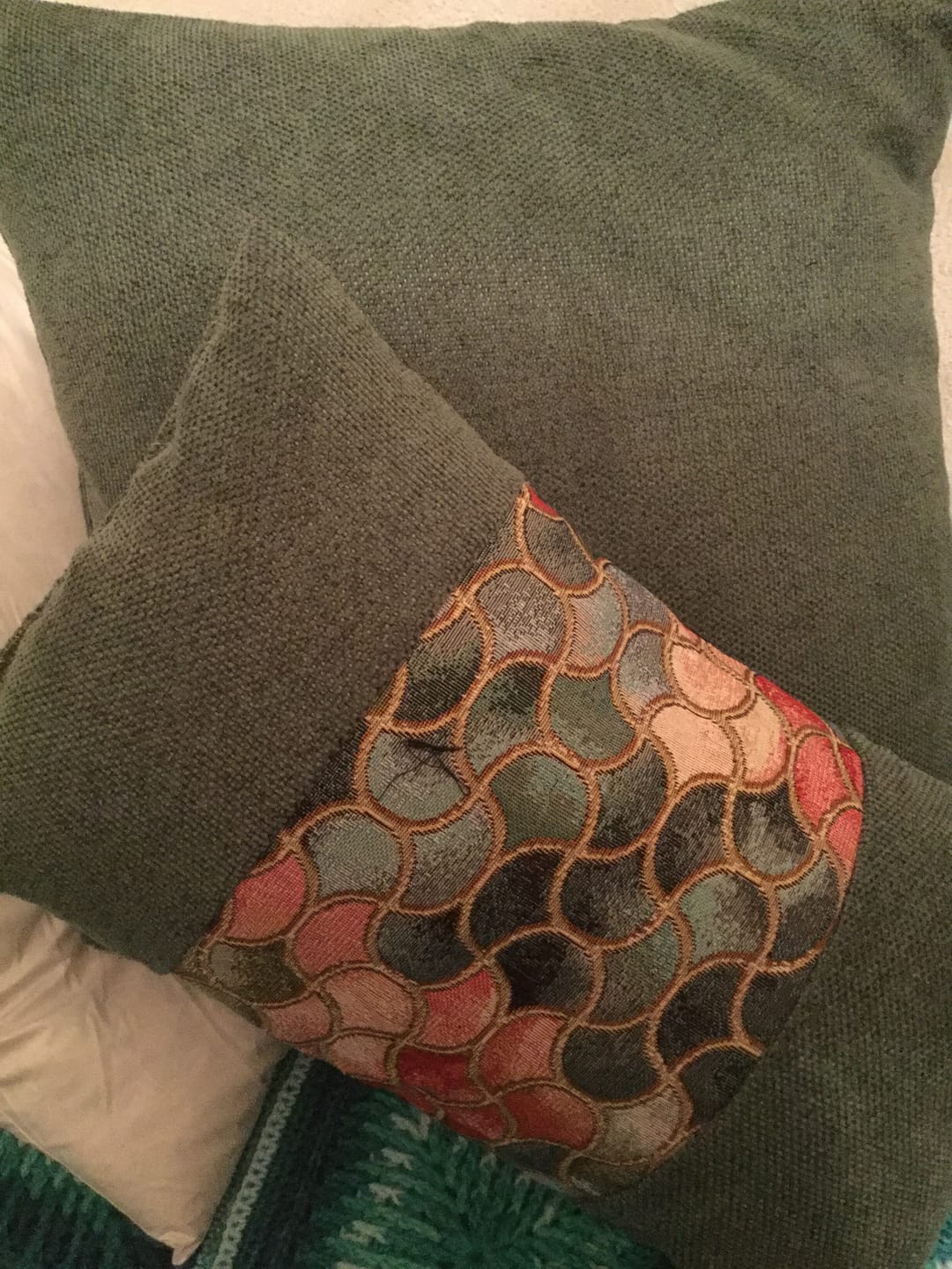 Customer photo review of Plain Chenille Upholstery Fabric
