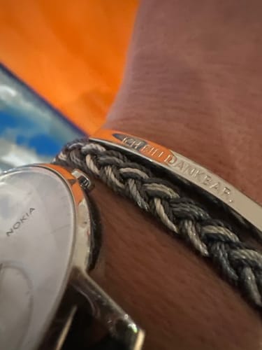 Customer photo review of Armband "Ich bin dankbar."