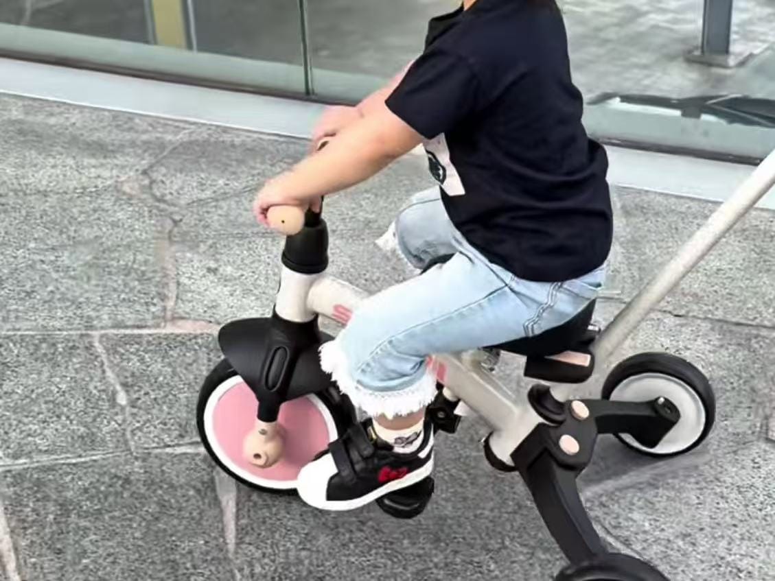 Customer photo review of Stager 3-in-1 Kids Trike – Push, Pedal & Balance Bike (Ages 2–6)