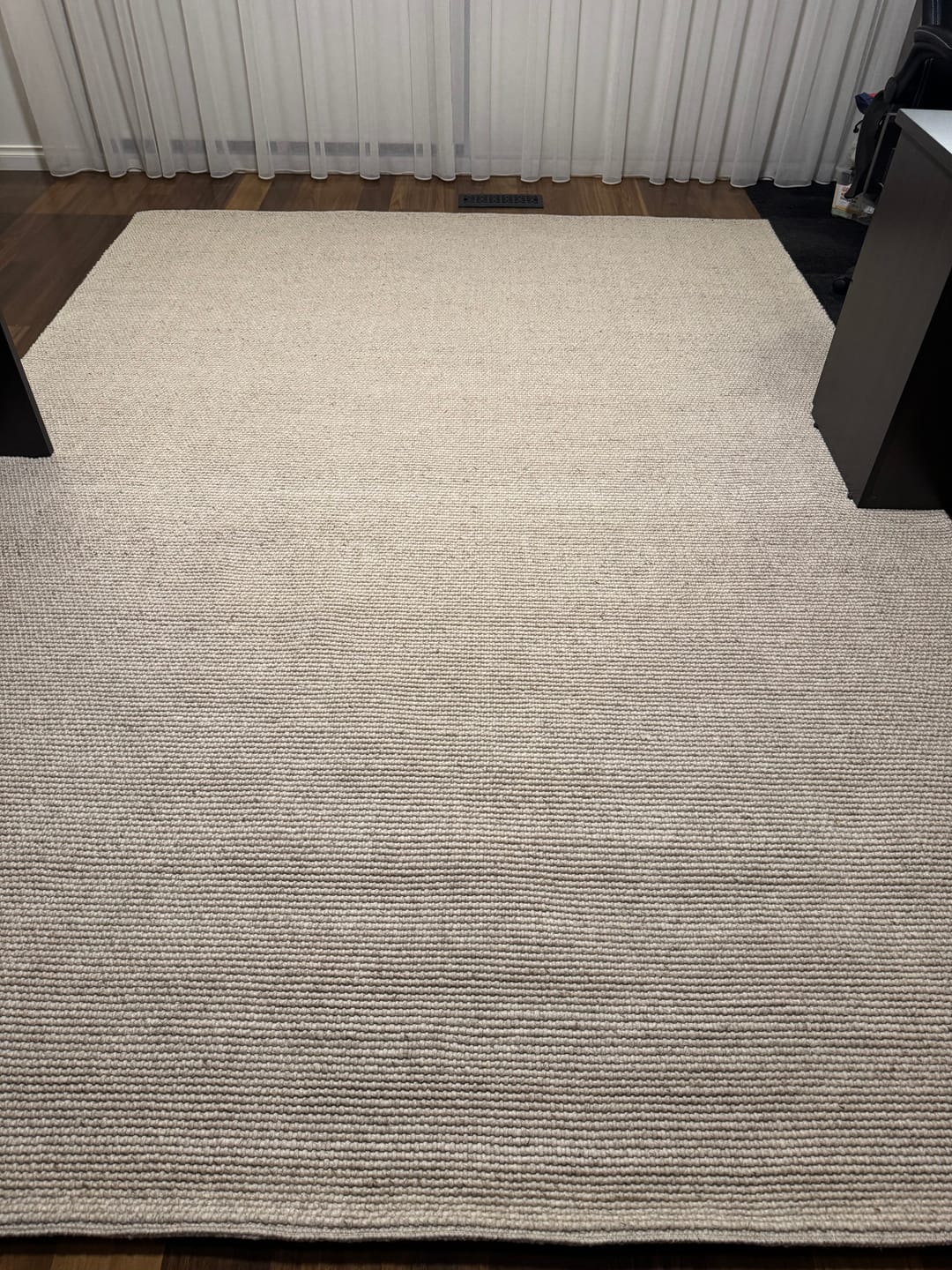 Customer photo review of Astro Natural Wool Rug