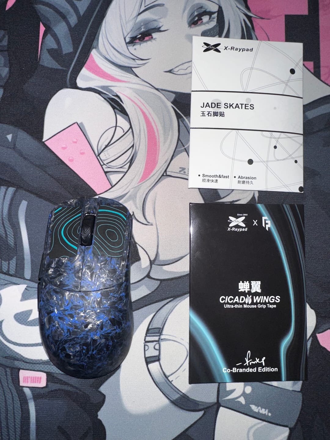 Customer photo review of X-Raypad Jade Mouse Skates