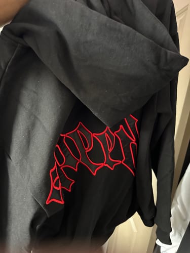 Customer photo review of Godspeed OG Logo Sweatsuit V2 Black/Red