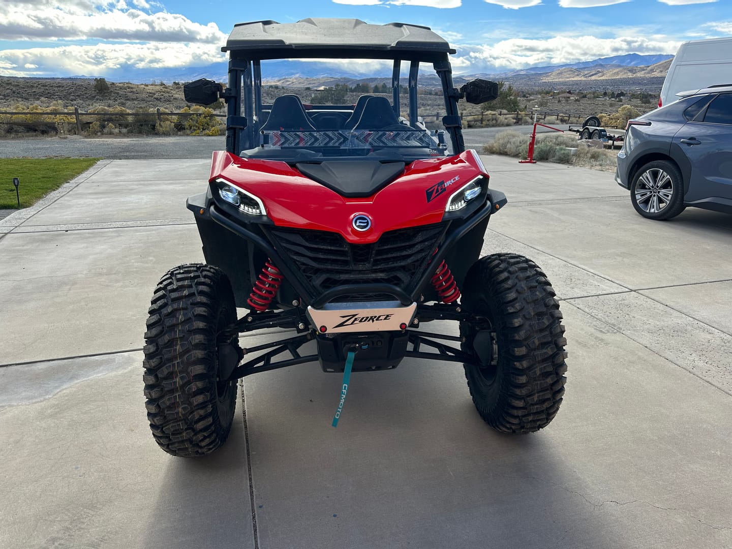 Customer photo review of 2023 to 2025 CFMoto ZForce 950 Sport & 950 Sport-4 — 2in Lift Kit