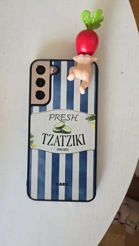 Customer photo review of Samsung Galaxy S22 Plus Hard Case – Greek Blues