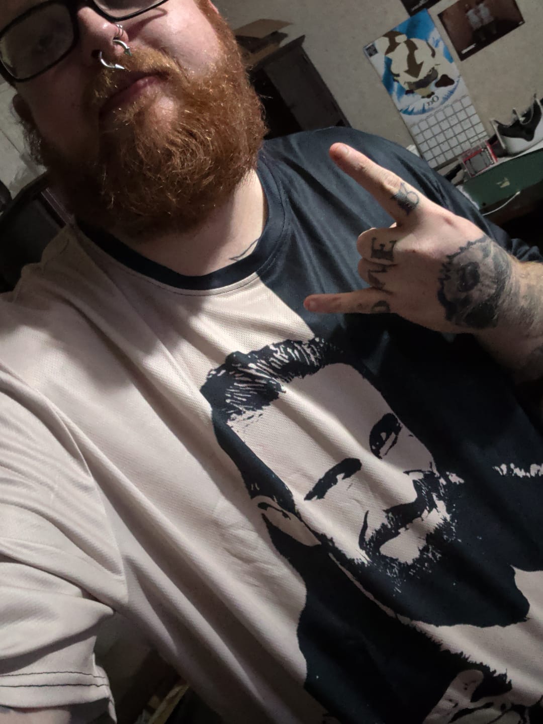 Customer photo review of WWE Seth Rollins Men's Plus Size Short Sleeve T-Shirt