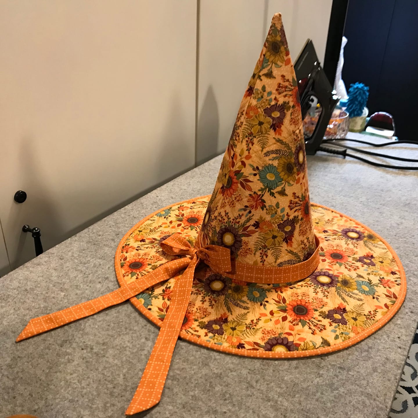 Customer photo review of Spellbound Quilted Witch Hat Sewing Pattern | Digital PDF Pattern