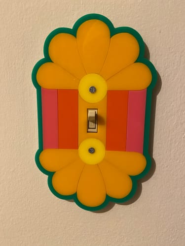 Customer photo review of Plantasia Light Switch Cover
