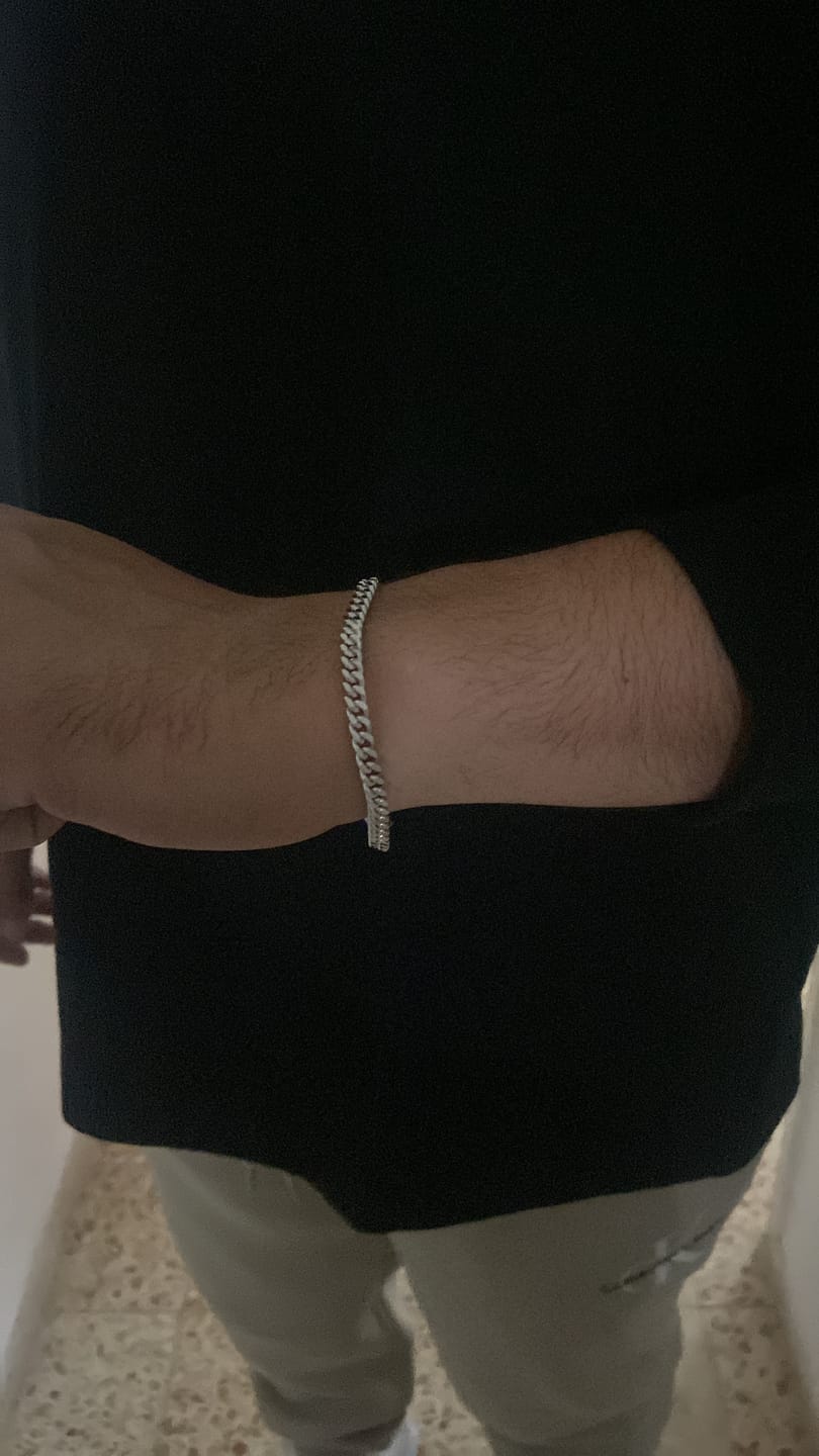 Customer photo review of Cuban Bracelet - 5mm