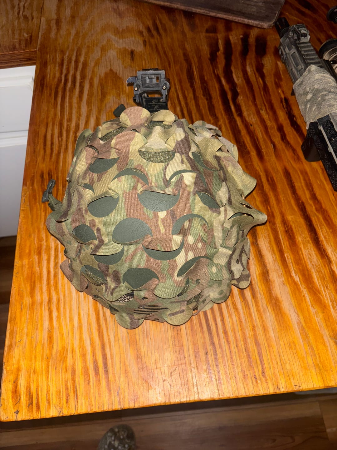 Customer photo review of HelmetScrim™ 2.0 | Camo Netting for Helmet