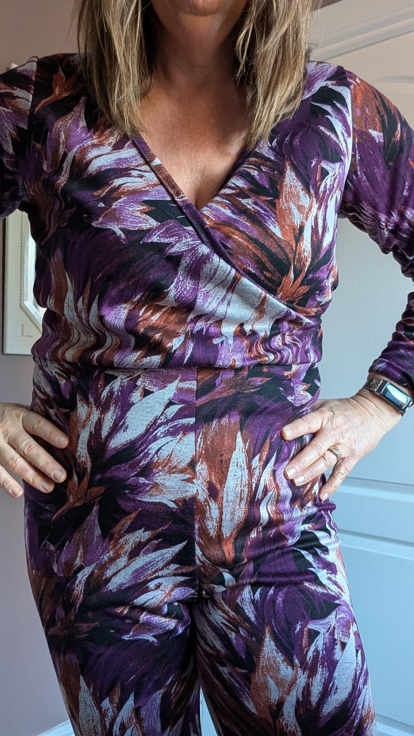 Customer photo review of Tropical Blooms Digital Modal-Touch Jersey Fabric