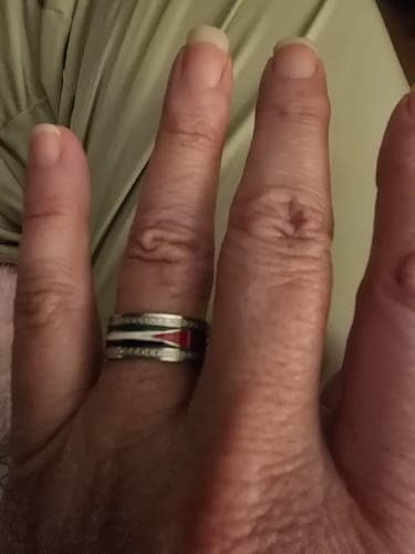 Customer photo review of Palestine Heritage Ring