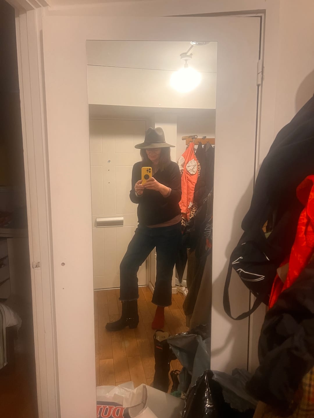 Customer photo review of Women's Harness Biker Boots