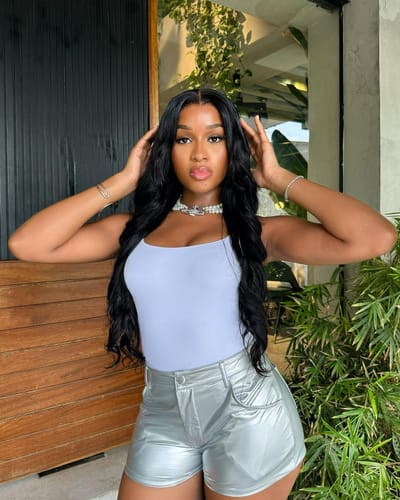 Customer photo review of Loose Body Wave 13x4 HD Lace Front Wig 180% Ultra-Density