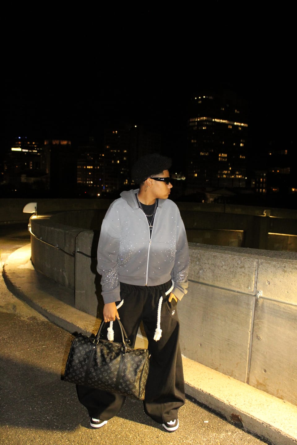 Customer photo review of Aelfric Eden Super Baggy Barrel Sweatpants