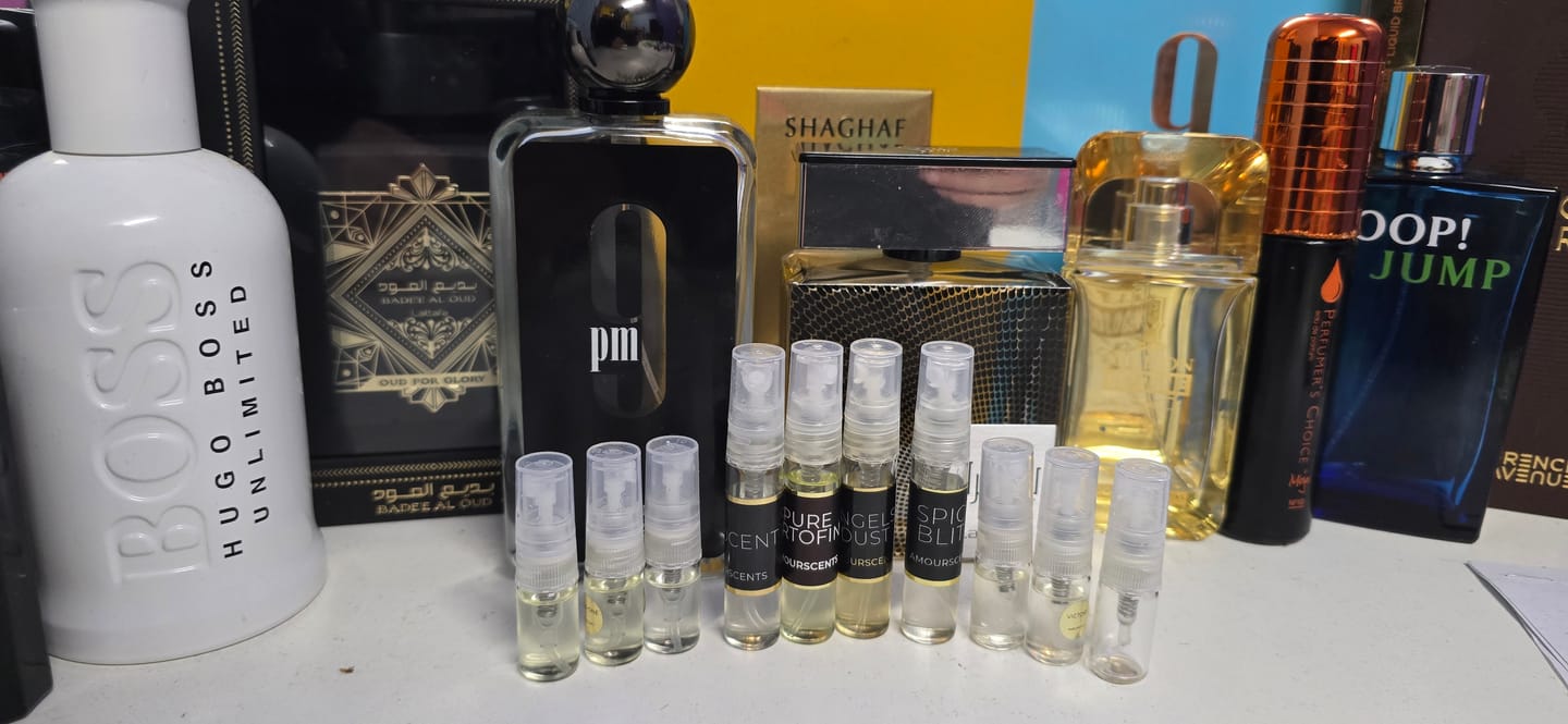 Customer photo review of X8 2ml Sample Perfume Bundle