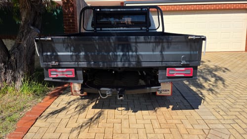 Customer photo review of Clear LED Tail Lights Plug n Play for LandCruiser 79 Series/Hilux Genuine Toyota Tray or Tub