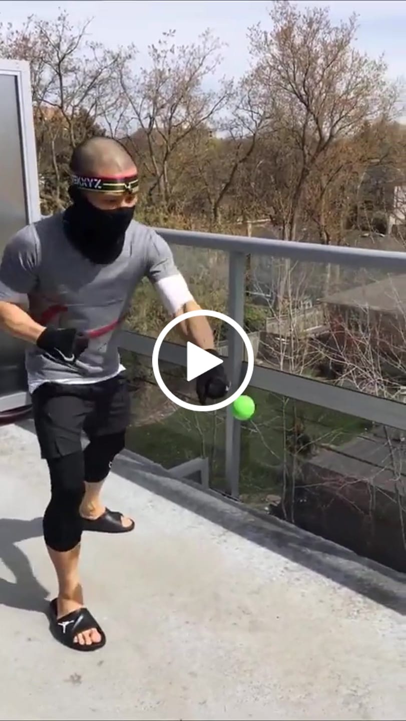 Customer video review of TEKXYZ Boxing Reflex Ball - 3 Difficulty Levels