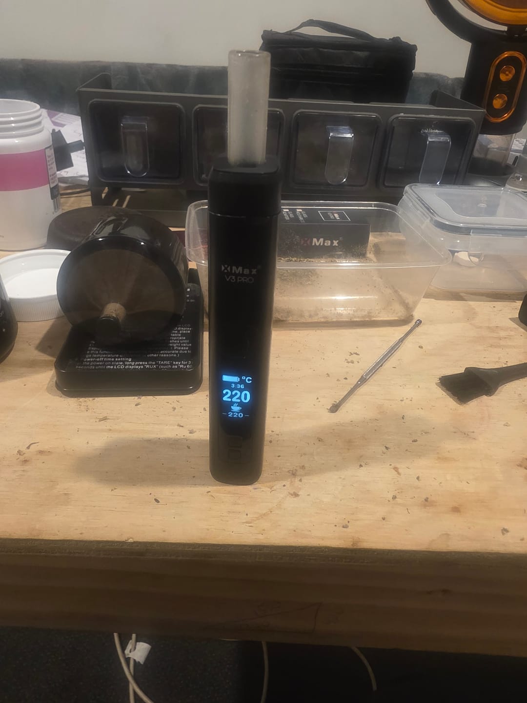 Customer photo review of XMAX V3 Pro Glass Mouthpiece