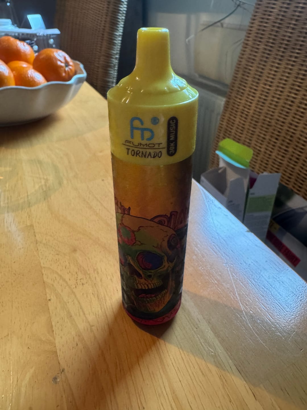 Customer photo review of RandM Tornado 30000 Puffs Music Disposable Vape Bar (Box of 10)