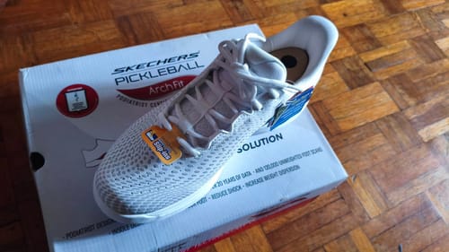 Customer photo review of Skechers Men's Viper Court Reload Pickleball Shoes