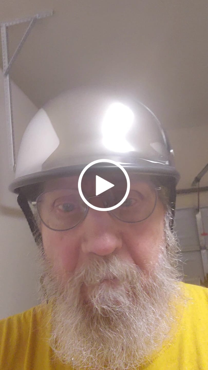 Customer video review of Low Profile Reversible DOT Polo Helmet / Chrome
