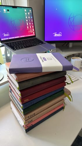 Customer photo review of Weekly 2026 Planner - Periwinkle