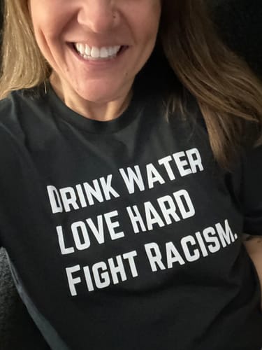 Customer photo review of More Loving Pride Remix Unisex  T-Shirt