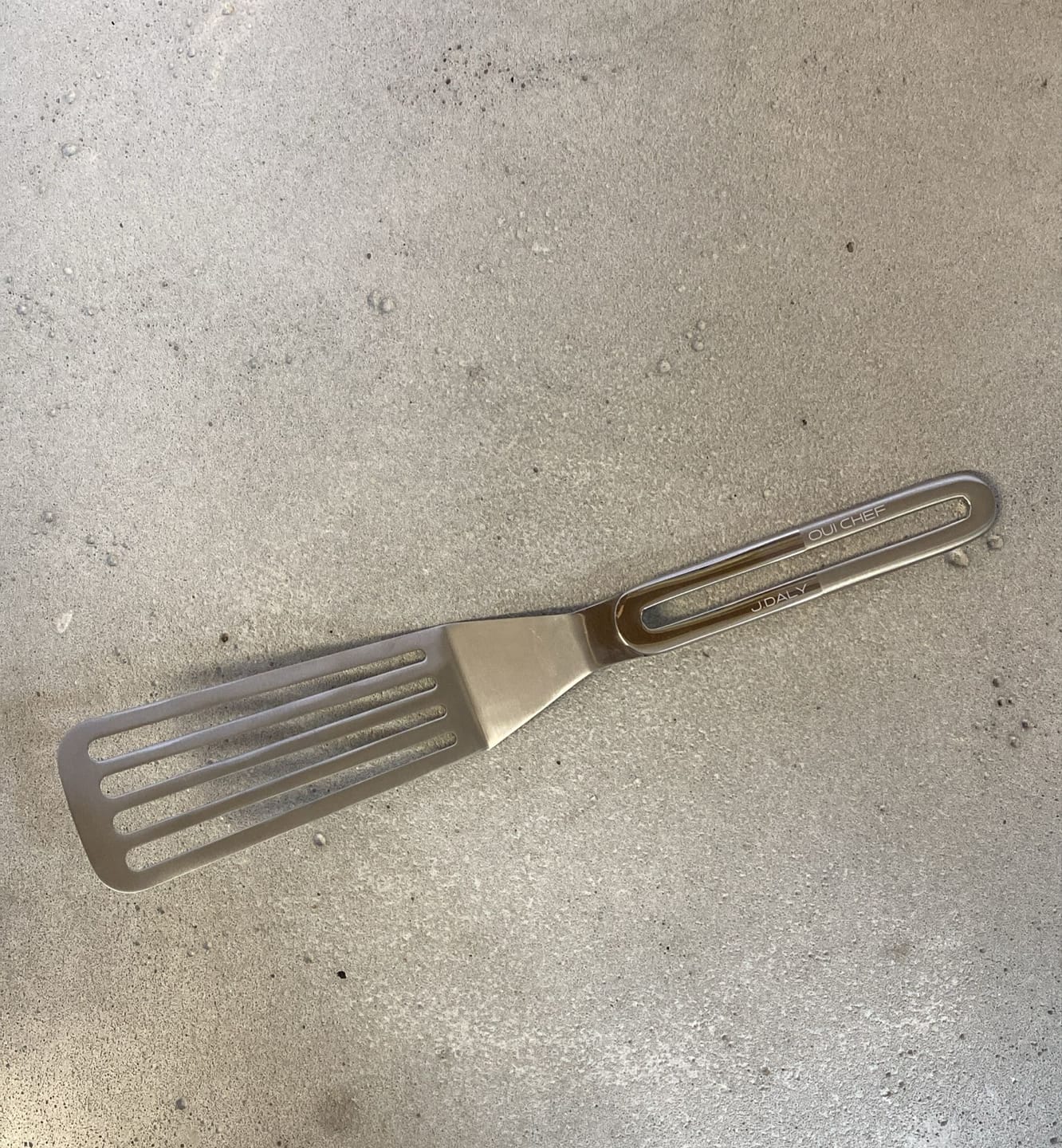 Customer photo review of LastSlice Slotted Spatula