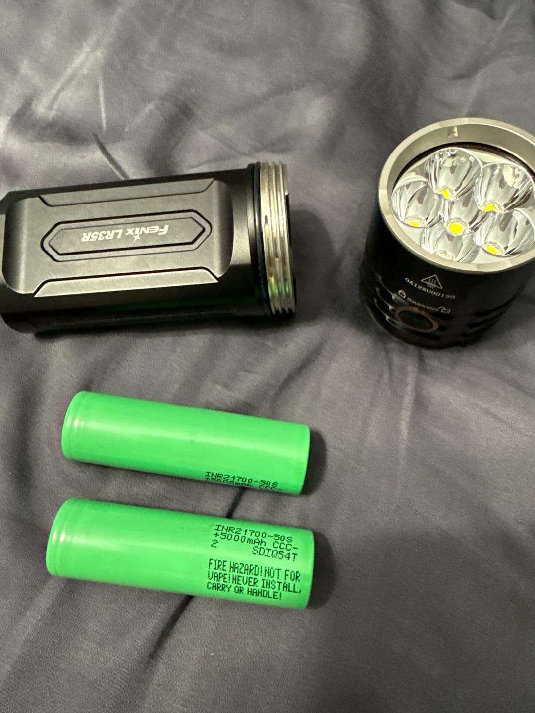 Customer photo review of Samsung 50S 21700 5000mAh 25A Battery