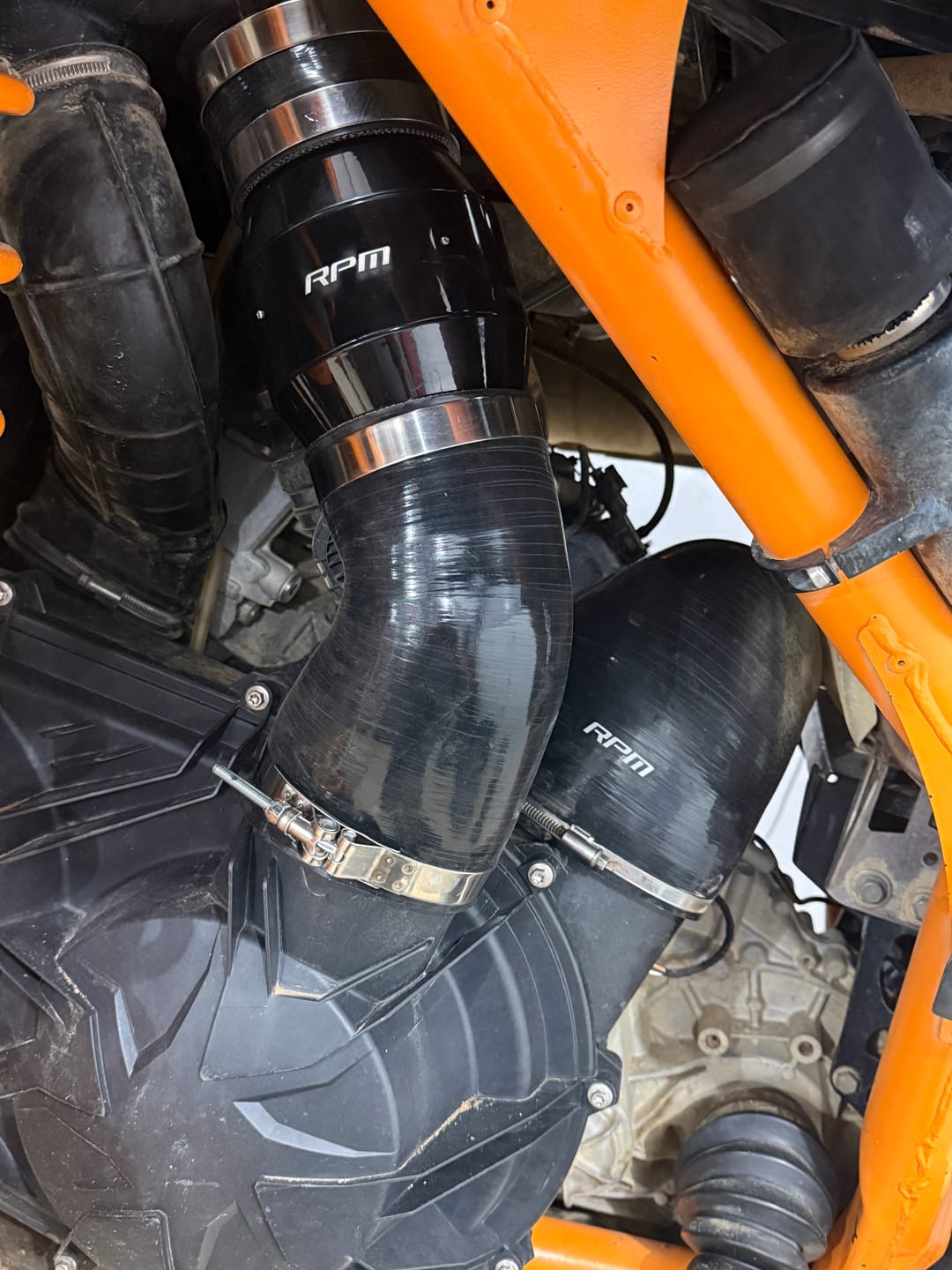 Customer photo review of RPM X3 "SHORTY" Reduced Height Silicone Clutch Exhaust Vent Silicone
