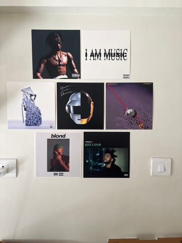 Customer photo review of PLAYLIST - ALBUM COVER PRINTS - CUSTOM WALL COLLAGE POSTERS