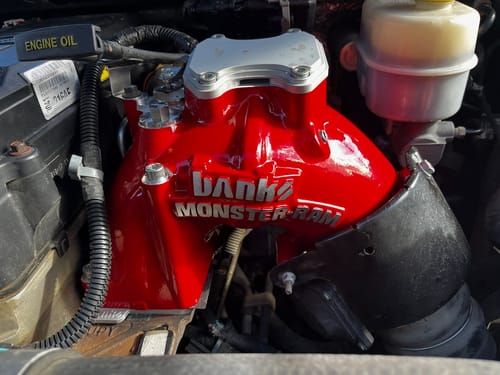 Customer photo review of 2013-2018 Cummins Gen 2 Monster-Ram Intake & Grid Heater Upgrade (42798)