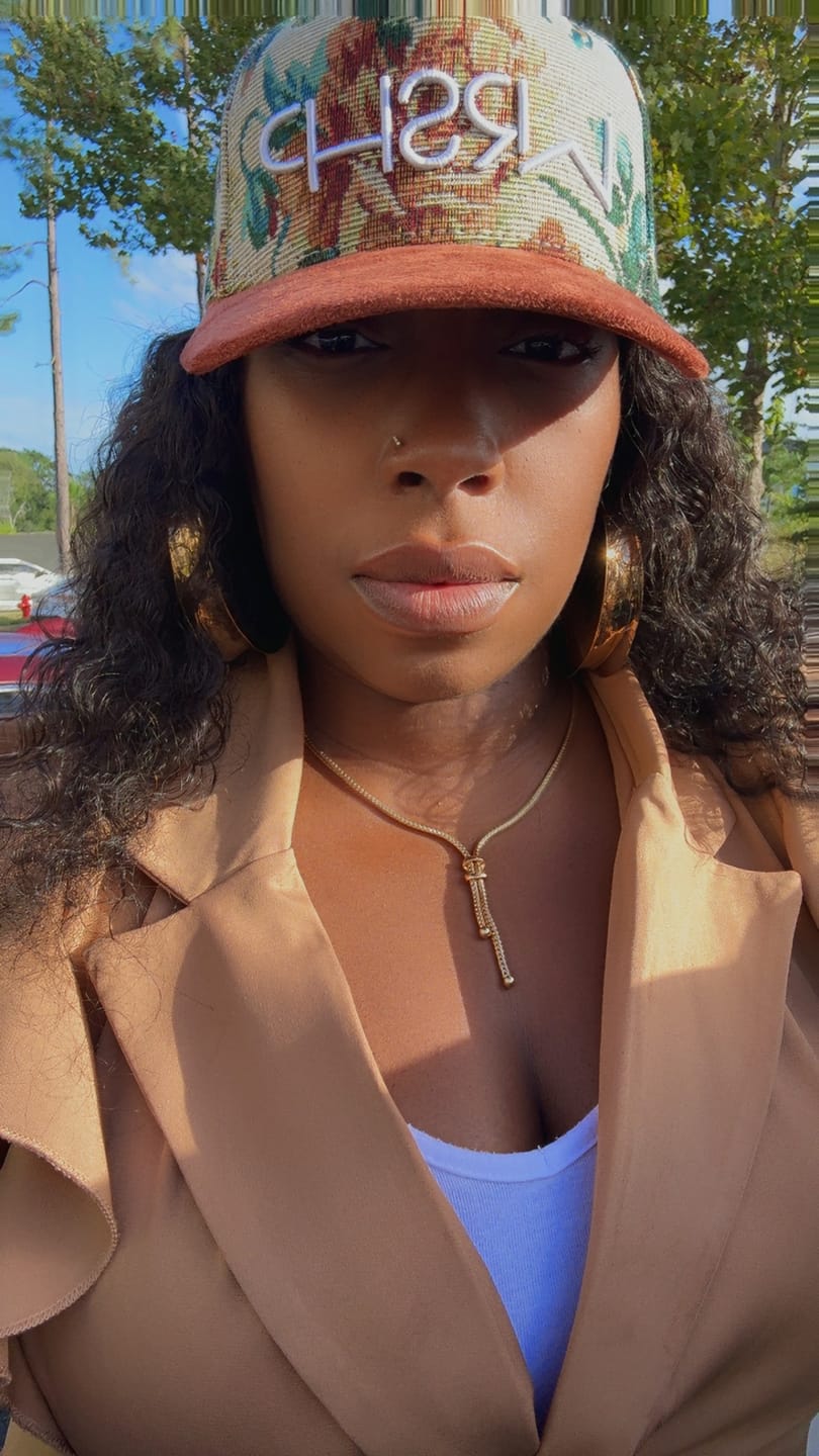 Customer photo review of Floral WRSHP Hat