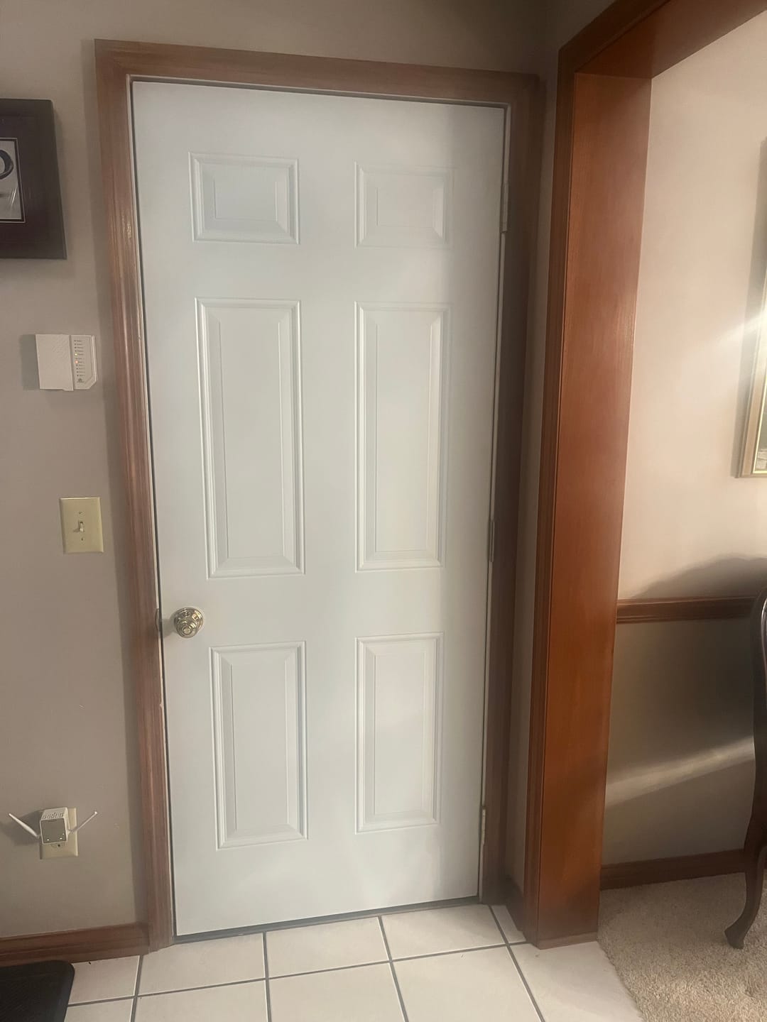 Customer photo review of Steel Entry Door Slab (6 Panel)