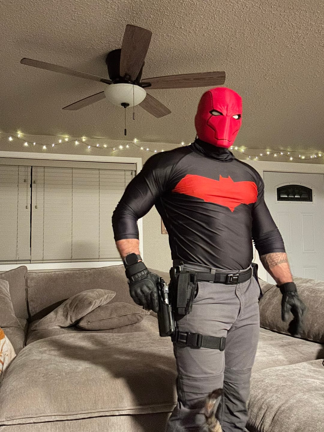 Customer photo review of Exclusive Custom Black Rashguard / Compression Top